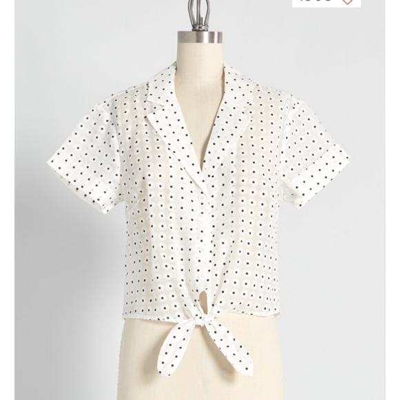 Modcloth Tops - NWOT Modcloth Daisy Button-Up Top